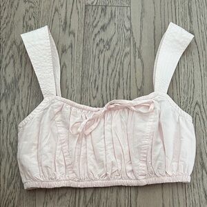 Sunday Best Light Pink Martine Cropped top